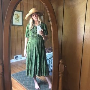 Jewel Queen Green Dress.